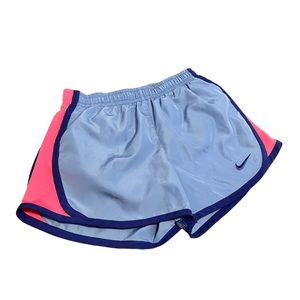 Girl’s Dri-Fit Nike Shorts Hot Pink & Blue Size 6